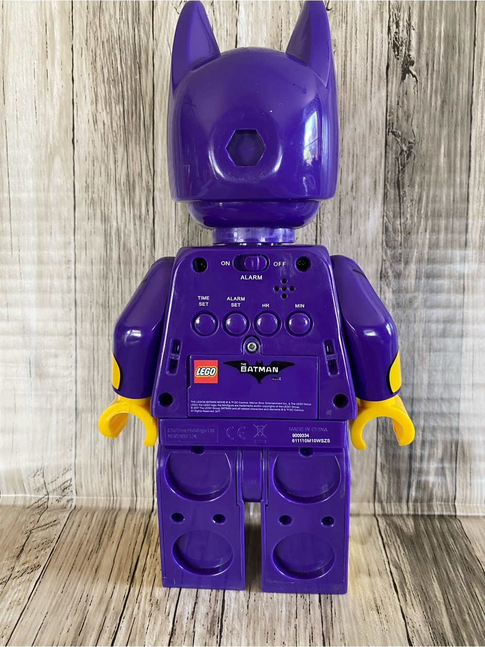 Lego Batman Movie Batgirl Mini-figure Adjustable Alarm Clock - Picture 4 of 5
